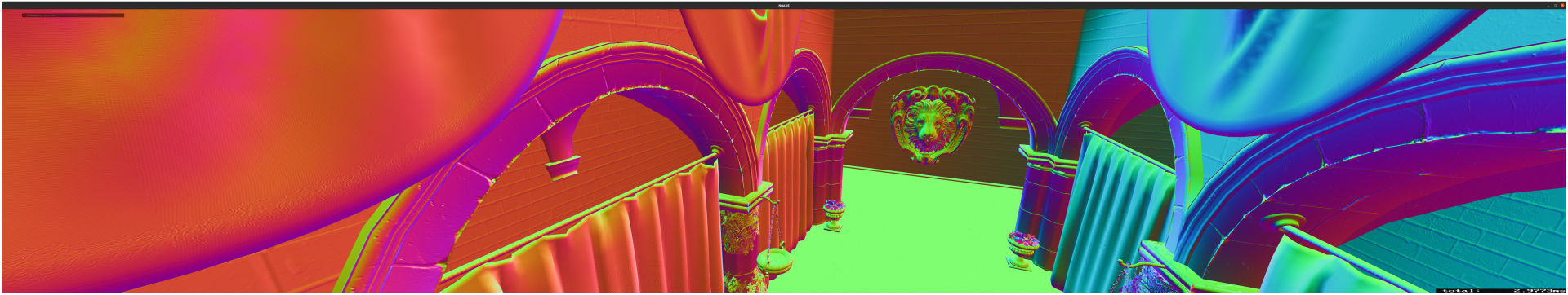 normal mapped geometry