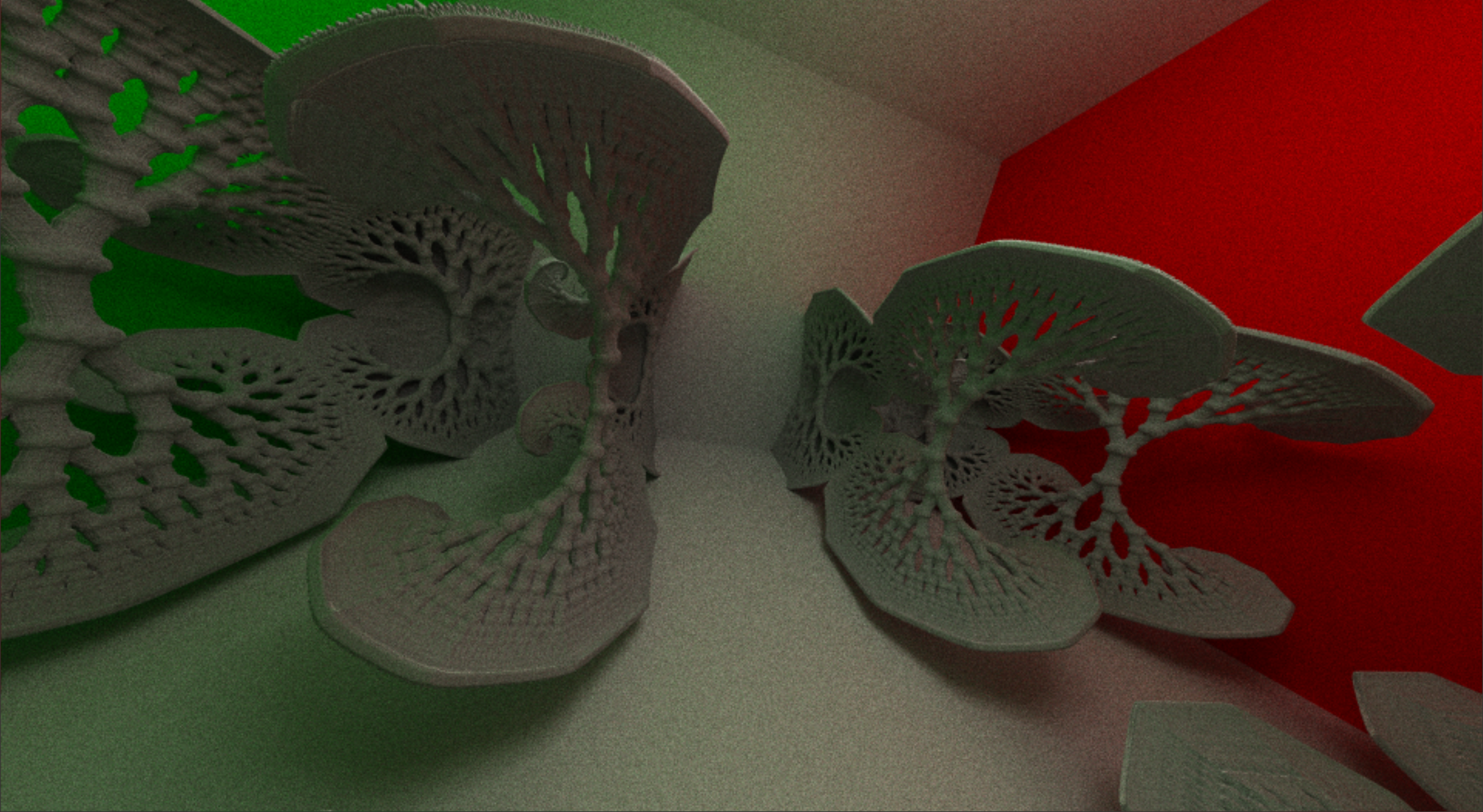 diffuse material, wide FoV